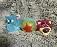 ピクサーキャラクターファッションリングロイヤルクリア3点セット