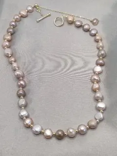 パールネックレス　淡水真珠