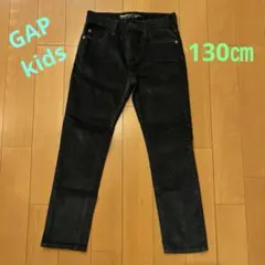 GapKids ブラック コーデュロイ ロングパンツ 130㎝
