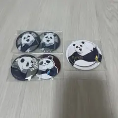 呪術廻戦 パンダ 缶バッジセット