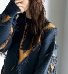 配色ニット ニット