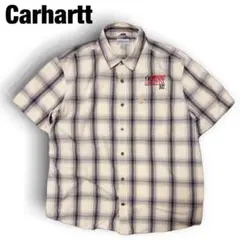 【2点30%OFF】カーハート 2XL オンブレチェックシャツ ロゴのサムネイル