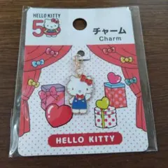 【早い者勝ち☆入手困難☆キティ５０周年限定☆】サンリオ☆ハローキティ☆チャーム☆