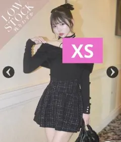 ゎ 様専用 美脚になれる♡ツイードスカート（インナーパンツつき） XS