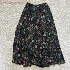JOURNAL STANDARD relume スカート フリー ブラック 花柄