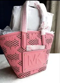 マイケルコース　Michael Kors ミニトートバッグ　ピンク新品未使用品のサムネイル
