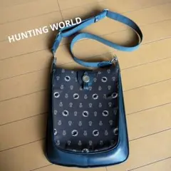 HUNTING WORLD ショルダーバッグ ダークブルー