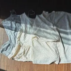 【WISHCORE☆】ドット柄レイヤード3点セット！今旬ウィッシュコアコーデ