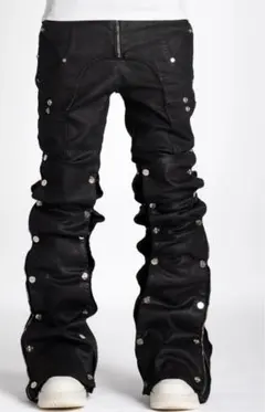 激レア完売品】GUAPi ブラック星柄デニムパンツ30inch 2025年最新