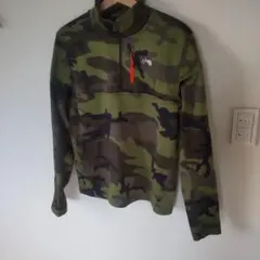 【レア古着】THE NORTH FACE ハーフジップ　フリース　迷彩