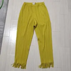 PLEATS PLEASE イッセイミヤケ フリンジパンツのサムネイル