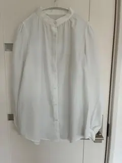 GU バンドカラー 長袖シャツ