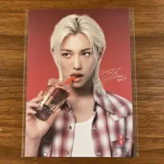 韓国限定 ゴンチャ ノベルティ ミニポスター FELIX フィリックス