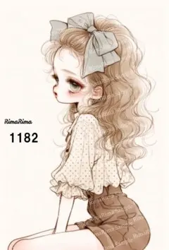 1182 オリジナルステッカー オリジナル人物ステッカー ステッカー シール