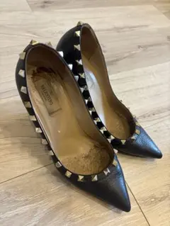 VALENTINO GARAVANI スタッズ パンプス ブラック 37