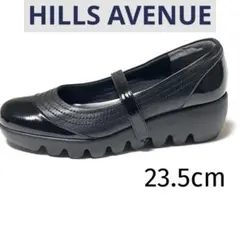 hills avenue ウェッジソール パンプス ブラック　23.5cmのサムネイル