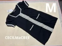 CECILMcBEE 半袖 ミニワンピース M