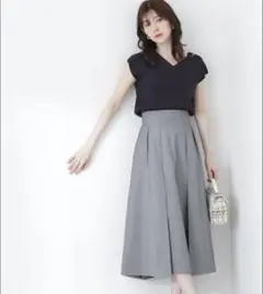 ヨークベルトタックスカート PROPORTION BODY DRESSING