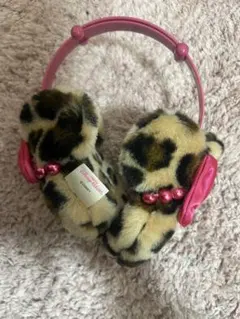 ら様専用　ミニー　ヒョウ柄　イヤーマフ