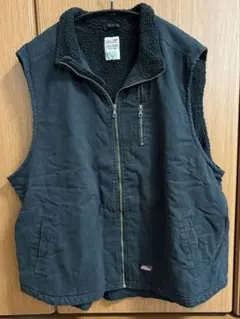Dickies ブラック ベスト 2XL 古着