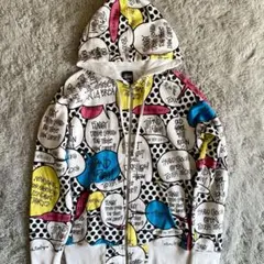 STUSSY Pop Shout ポップバブル ジップアップパーカー Mサイズ - メルカリ