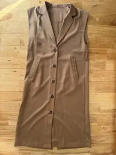 【ティティベイト】ロングベスト　ジレ