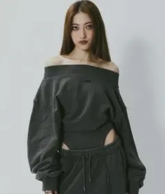 BLONDEY ブロンディ3WAYオフショルスウェットボディスーツ Y2Kのサムネイル