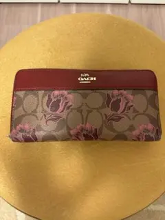 【訳あり】COACH コーチ 長財布 シグネチャー フローラル 花柄のサムネイル