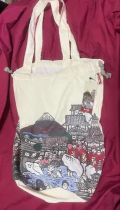 新品 niko and… ニコアンド 旅の宿 コラボ 巾着トート