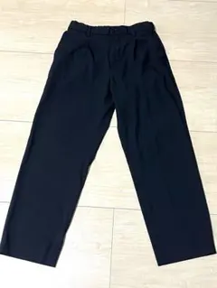 「美品」グローバルワーク　黒 スラックス サイズS/M