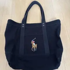 Polo Ralph Lauren キャンバストートバッグ 黒のサムネイル