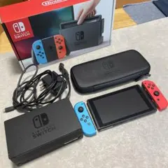 Switch Nintendo Switch 本体　携帯用純正ケース付き