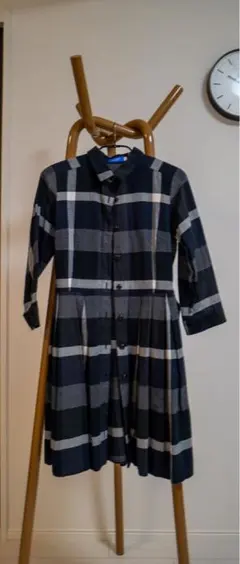 BLUE LABEL CRESTBRIDGE チェック柄シャツワンピース 38