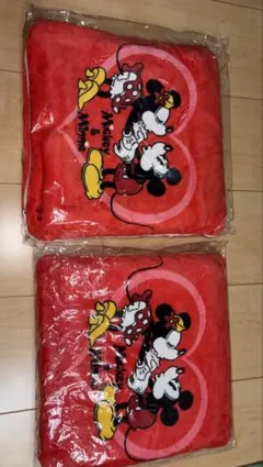 ミッキー＆ミニー ブランケット2枚セット