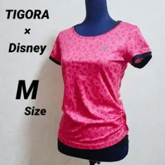 TIGORA Disney 【美品】M スポーツTシャツ ピンク 美品 ミッキーのサムネイル