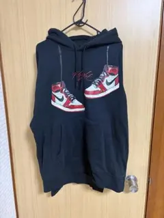 AIR JORDAN エア ジョーダン1 シカゴ ブルズ パーカー ブラック L