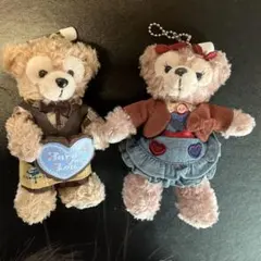 ダッフィーとシェリーメイ ストラップ セット