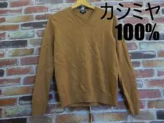 今日だけ限定値下げ！【メンズ】ユニクロ✴カシミヤ100%Vニットセーター#396
