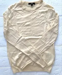 ユニクロ　セーター　レディース　Sサイズ　ウール100% イエロー