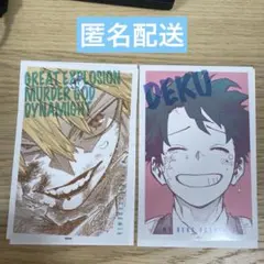 僕のヒーローアカデミア　 ヒロアカ　原画展　ワンシーンカード　爆豪勝己 緑谷出久