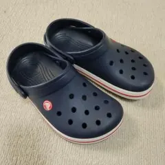 crocs ネイビー サンダル M4/W6（未使用品）
