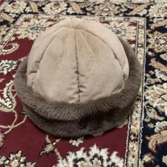 override 帽子 57.5cm ベージュ ブラウン