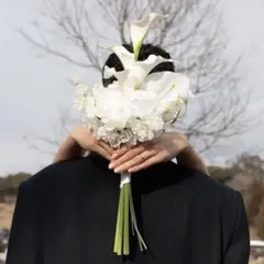 ウェディングブーケ | ホワイト | 前撮り