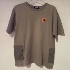 XLARGE KIDS 半袖Ｔシャツ 140 エクストララージ キッズ カーキ