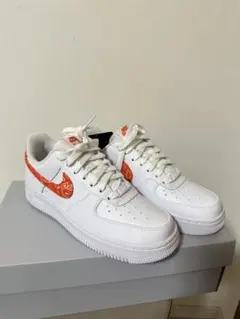 【新品】Nike Air Force 1 ホワイト/オレンジ