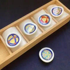 深川製磁　手まり　箸置き揃