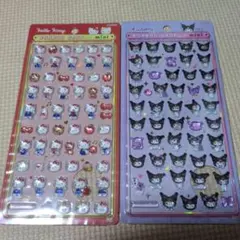 ボンボンドロップシールミニ　キティ　クロミ