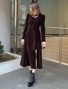 MELT THE LADY flower jacquard long dress - メルカリ