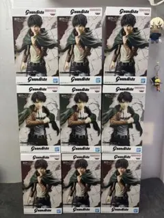 進撃の巨人　Grandista リヴァイ　エレン　フィギュア 9体セット