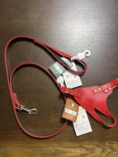 Petio Porta 犬用ハーネスSS リードS レッド